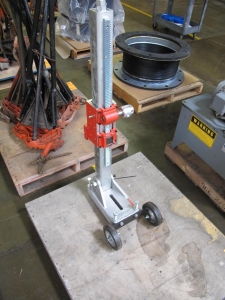 MILWAUKEE CEMENT HOLE CUTTING STAND. LOADING & HANDLING FEE $5-4030